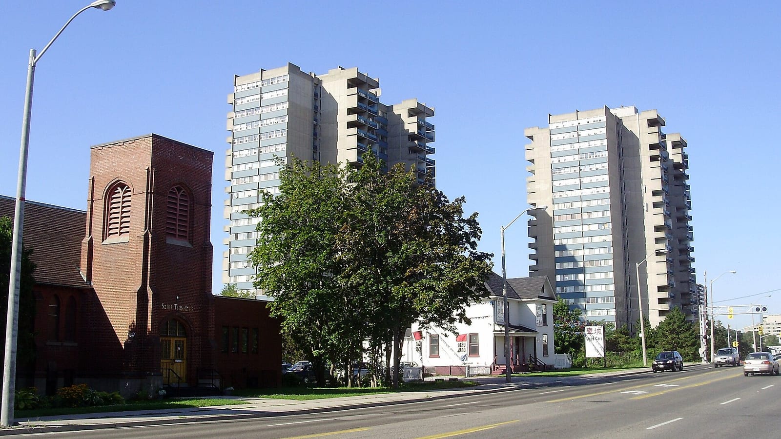 Apartment towers along Sheppard Avenue East in Agincourt — Agincourt